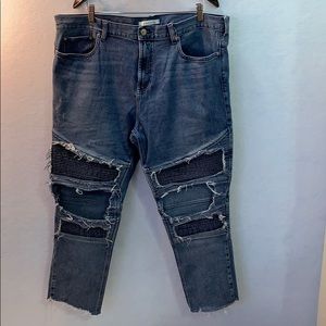 PacSun Stacked Skinny Distressed Ripped Jeans